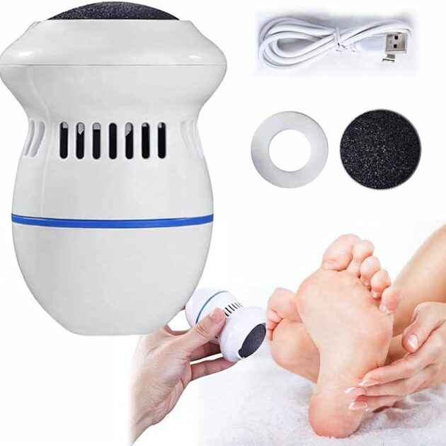Râpe à Pied et Mains anti-Callosités avec Aspirateur Intégré