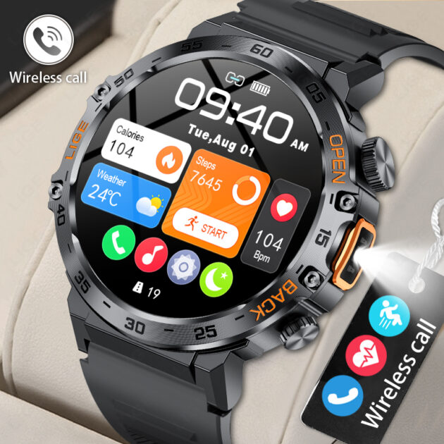 Montre intelligente LIGE Originale avec éclairage LED